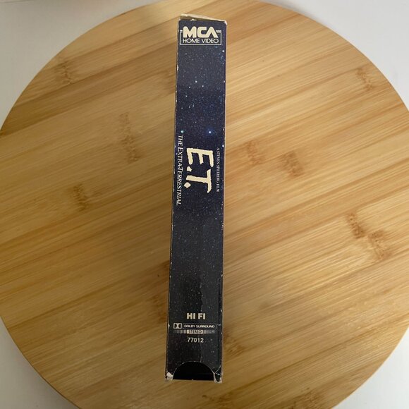 Vintage E.T. The Extra-Terrestrial VHS MCA Green Flap 1988 Video Cassette Tape - Picture 5 of 11